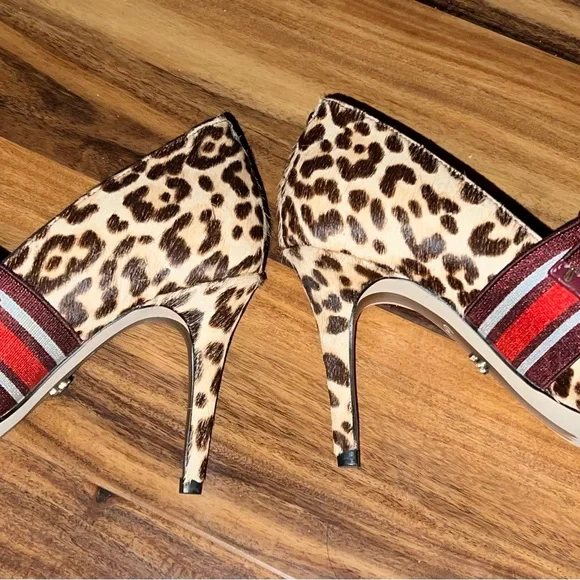 Sam Edelmam G0136l1250, Sand Leopard, Sz 6.5 Italy Couture Style New - Picture 2 of 13